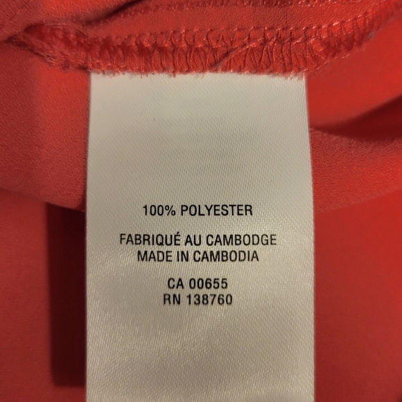 Essentials By Reitman's Coral Camisole Top, Size XS - Picture 4 of 4